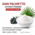 Pure Saw+ Extract Powder 45% Fatty Acid | 100g | Fast Absorption | Vegan | 200 Servings – No Fillers or Binder | Easy to Mix and Drink by EG PHARMERS UK