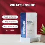 HeartPro® 900mg Plant Sterols | 8 Billion Protiotics | Supplement to Lower Cholesterol | with Ginger Root, CoQ10, Black Garlic | 60 Vegan Capsules, 2-A-Day