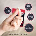 Nutravita Vitamin B6 100mg - 120 Vitamin B6 High Strength Vegan Tablets – B6 Vitamins to Support Normal Function of the Immune and Nervous System - Contributes to Reduction of Tiredness and Fatigue