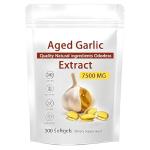 Aged Garlic Extract - Odorless Organic Garlic Extract, 300pcs 7500mg