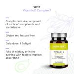 Vitamin E - Tocotrienols and Tocopherols - Women and Men - 60 Softgels Complex Nutralie