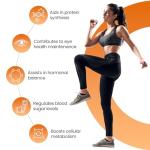 Red Label Health Zinc Citrate High Strength 50mg Easy-to-Swallow 30 Vegan Tablets 1 Month Supply High Absorption Supplements for Men & Women Immune System, Fertility, Bones, Vision, Skin, and Nail