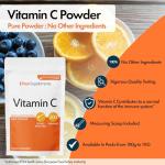 Vitamin C Powder 200g - Ascorbic Acid | 100% Pure British Pharmaceutical Grade | Non-GMO | Scoop Included