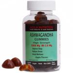 Aclla Ashwagandha Gummies 3000mg with B6 – Vegan Apple Flavor – Stress, Sleep, Anxiety & Mood Support – Adaptogen Energy Booster – 60 Gummies (1 Month Supply)