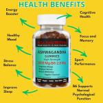 Aclla Ashwagandha Gummies 3000mg with B6 – Vegan Apple Flavor – Stress, Sleep, Anxiety & Mood Support – Adaptogen Energy Booster – 60 Gummies (1 Month Supply)