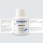 Vitamin C Capsules by Metabolics | 500mg Vitamin C Per Capsule Providing 625% NRV | Pot of 90 Capsules Suitable for Vegans & Vegetarians- No Additives or Flowing Agents