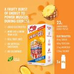 HIGH5 Energy Gels with Electrolytes - Quick Release Sports Gels for Peak Performance - Natural Fruit Juice & Caffeine-Free - Energy Boost for Running, Cycling, Endurance (Tropical, 5 x 60g)