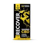 Vitality CBD Active Recover Drops with Turmeric, Curcumin, Vitamin D3, 1000mg of CBD, Lemon Flavour, 30ml, NO THC