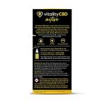 Vitality CBD Active Recover Drops with Turmeric, Curcumin, Vitamin D3, 1000mg of CBD, Lemon Flavour, 30ml, NO THC