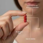 ORZAX Iron Supplement 25 mg -Liposomal Technology- High Bioavailability 90 Vegetable Capsules, Non-Constipating, Non-GMO & Gluten Free, for Women, Men, Adults