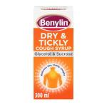 Benylin Dry & Tickly Cough Syrup - Targeted Relief for Your Cough - Cough Medicine for Adults & Children - 300 ml