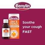Benylin Dry & Tickly Cough Syrup - Targeted Relief for Your Cough - Cough Medicine for Adults & Children - 300 ml