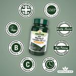 Natures Aid Vitamin B Complex 50 + C - High Strength B Vitamins with Vitamin C - Supports Energy, Nervous System & Immunity, Reduce Tiredness and Fatigue - Vegan, Gluten Free, Non-GMO - 30 Tablets