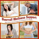 Aged Garlic Extract, 7500mg Odourless Aged Garlic Extract, 300 Softgels, 24 Month Daily Wellness Support,15:1 Concentrated Natural Black Garlic Capsules Supplement for Men and Women