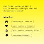 RESCUE Bach PASTILLES, Watermelon Flavor, Stress Relief Lozenges, Homeopathic, Flower Essences, 35 Count