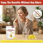 Aged Garlic Extract, 7500mg Odourless Aged Garlic Extract, 300 Softgels, 24 Month Daily Wellness Support,15:1 Concentrated Natural Black Garlic Capsules Supplement for Men and Women