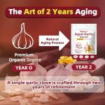 Aged Garlic Extract – 300 Softgels 4-in-1 9000mg Odorless Organic Garlic Supplement for Heart & Immune Support – Vegetarian, Non-GMO, All-Natural Softgels, 2-Year Matured for Antioxidant Wellness