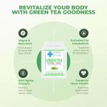 Baking Beauty and Beyond Green Tea Tablets 1000mg High Strength - Vegan, Non-GMO, Natural and Pure Supplement for Healthy, Weight Management and Heart Health (Pack of 60)