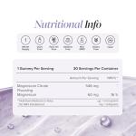 Kids Magnesium Gummies - 546 Mg Magnesium Citrate Providing 60 mg of Magnesium - Alternative to Magnesium Glycinate – 30 Gummies - 1 Month Supply Magnesium Supplements - Vegan - Gluten Free - Novomins