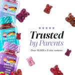 Kids Magnesium Gummies - 546 Mg Magnesium Citrate Providing 60 mg of Magnesium - Alternative to Magnesium Glycinate – 30 Gummies - 1 Month Supply Magnesium Supplements - Vegan - Gluten Free - Novomins