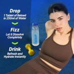 Fast&Up Reload – Energising Electrolyte Drink - Variety Pack - 80 Effervescent Hydration Tablets - Added Vitamin C & B12 - Vegan+F21