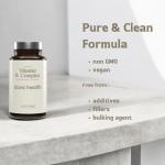 Dova Health Vitamin B Complex High Strength | All 8 B Vitamins + Myo - Inositol & Choline | B1-B2-B3-B5-B6-B9-B12-B7 (Biotin), Folate | Clean, No Additives or Fillers | Made in UK