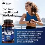 Magnesium Citrate Capsules 1620mg - 240 Fill - Super Strength Supplements - with 500mg Elemental Vegan Magnesium - Not Tablets or Gummies - Muscle & Sleep Support (Four Months Supply)