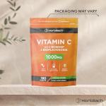 Vitamin C Complex with Rosehip and Bioflavnoids 1000mg | 180 Tablets | High Strength Supplement | Vegan and Vegetarian Friendly | By Horbaach