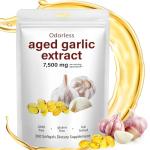 300 Softgels, 15:1 Concentrated Formula, Equivalent to 7,500mg Garlic