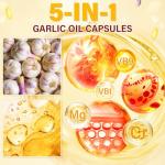 300 Softgels, 15:1 Concentrated Formula, Equivalent to 7,500mg Garlic