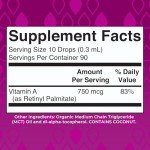 MaryRuth's Organic Vitamin A Drops | Immune & Eye Health