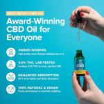 BeYou CBD Oil - 2400mg CBD Drops & Spray - High Strength CBD Oil - MCT Oil - Lab Tested, No THC - Lemon Flavour - 30ml - Soothes Stress, Anxiety, Sleep, Aches & Pains