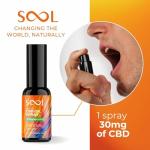 SOOL CBD Oil Spray 4500mg 30ml, Peppermint Flavour High Strength CBD | Hemp Oil CBD Spray | Broad Spectrum CBD Drops | CBD Sleep, Anxiety & Stress Relief Cannabidiol CBD Oil - 0thc* cannabidiol Oil