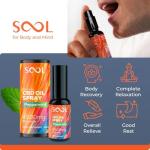 SOOL CBD Oil Spray 4500mg 30ml, Peppermint Flavour High Strength CBD | Hemp Oil CBD Spray | Broad Spectrum CBD Drops | CBD Sleep, Anxiety & Stress Relief Cannabidiol CBD Oil - 0thc* cannabidiol Oil