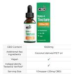 CBDfx 1000mg CBD High Strength CBD Oil, Improved Purity, All Natural, Vegan, Non-GMO, Broad Spectrum, Blended with MCT Oil, No THC, 30ml (30 Days)