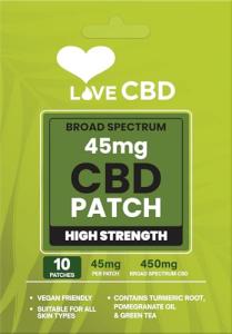 CBD Patches - High Strength - 45mg per Patch - Broad Spectrum - Made in UK