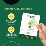 Simply CBD Topical Patches - 30 Patches - 30mg Per Patch, White