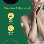 Simply CBD Topical Patches - 30 Patches - 30mg Per Patch, White