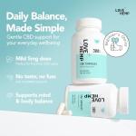 Love Hemp Capsules 60Pieces 300mg/Mild Strength 10mg per Tablet Made in UK- CBD Supplements with MCT Oil, Vegan & Gluten-Free CBD Capsules, Natural Daily Health Hemp Extract for Relaxation & Comfort