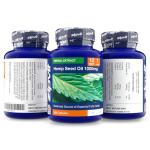 Zipvit Hemp Oil 1000mg Supplement, 360 Softgel Capsules of Hemp Seed Oil. 12 Months Supply.
