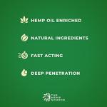 The Hemp Source Hemp Cream Extra Strong 250ml | High Strength Formula with Hemp Seed Oil, Arnica & Aloe Vera | Ideal for Back, Knees, Feet, Neck & Joints