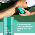 CBDfx 750mg CBD High Strength Muscle & Joint Balm Stick with Menthol, Wintergreen and Black Pepper Oil (60ml Hemp Balm Roll)