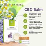 Healthspan CBD Balm 30g Infused with 180mg cannabidiol Essential Oils, Cream, Aromatic Chamomile and Relaxing Lavender, 30 gram