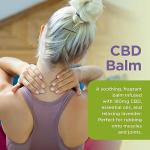 Healthspan CBD Balm 30g Infused with 180mg cannabidiol Essential Oils, Cream, Aromatic Chamomile and Relaxing Lavender, 30 gram