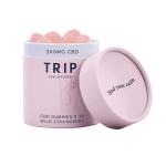 TRIP CBD Infused Gummies (30 Gummies). Delicious Natural Wild Strawberry Flavour. High Strength CBD Edibles. 300MG CBD – Vegan, THC-Free