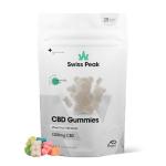 Swiss Peak 1200mg CBD Gummies, Delicious Edible Bears, UK-Made, Vegan, THC-Free, Premium CBD for Relaxation & Wellness, On-The-Go Grab Bag – 25 Gummies Per Pack