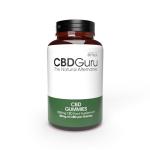 CBD Guru Vegan CBD Gummies 20mg 60 Pack - Mixed Fruit Flavour Broad Spectrum CBD Vegan Gummy Bears for Sleep & Anxiety Support, 1200mg Total CBD
