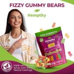 Hempthy High Strength CBD Gummies 1000mg, 20mg x 50 Gummies, HIGH Strength CBD Gummy Bears, 1000mg Total CBD, THC Free, Best UK CBD Gummy Bears, for Pain Relief, Stress Relief & Better Sleep