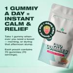 Swiss Peak, High-Strength 3200mg CBD Strawberry Flavoured Gummies, 70 Gummies Per Tub, Non-GMO, All Natural & No THC, Vegan, Gluten-Free | UK-Made