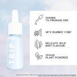TRIP CBD Oil 1000 mg (Strong - High Strength): Wild Mint CBD Drops (15 ml) | Vegan, Gluten Free, No-THC Flavoured CBD Oil Blended with MCT Coconut Oil| Feel Less Stress, Sleep & Anxiety Relief